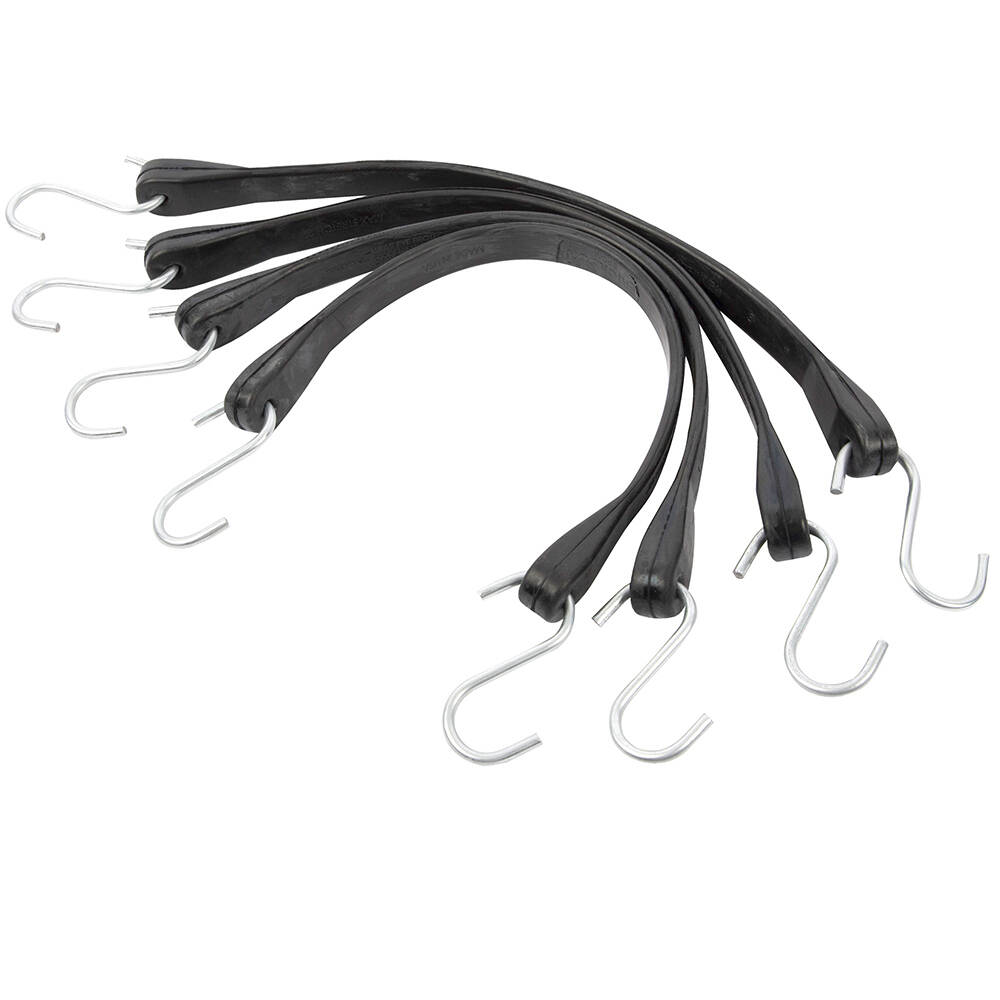 18-Inch EPDM Rubber Tarp Strap 4-Pack