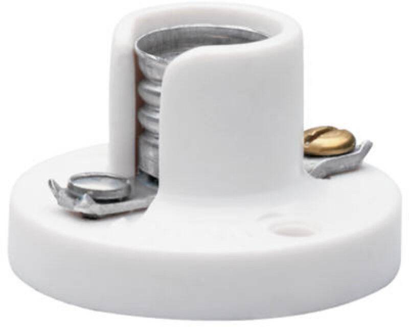 White Lamp Holder