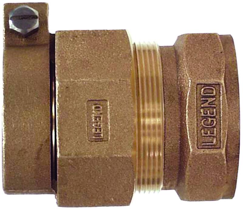 1-3/4-Inch bronze Pipe Connector