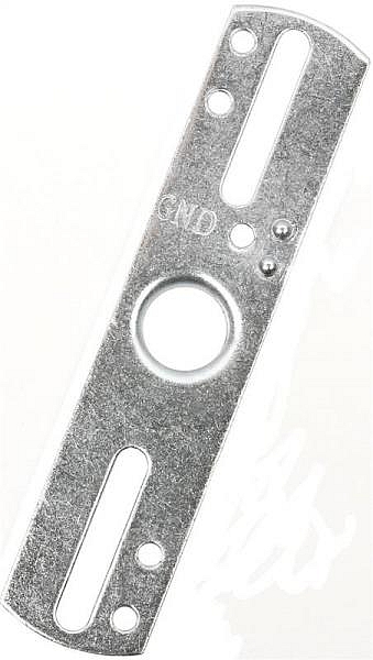 Zinc Lamp Flat Crossbar 4 In , 1/4 Ip