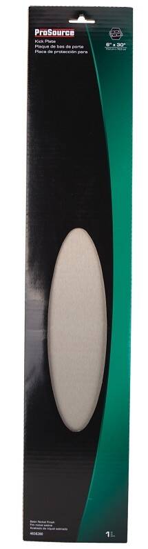 6-Inch X 30-Inch Satin Nickel Aluminum Kick Plate 2 6-Inch X 30-Inch Satin Nickel Aluminum Kick Plate