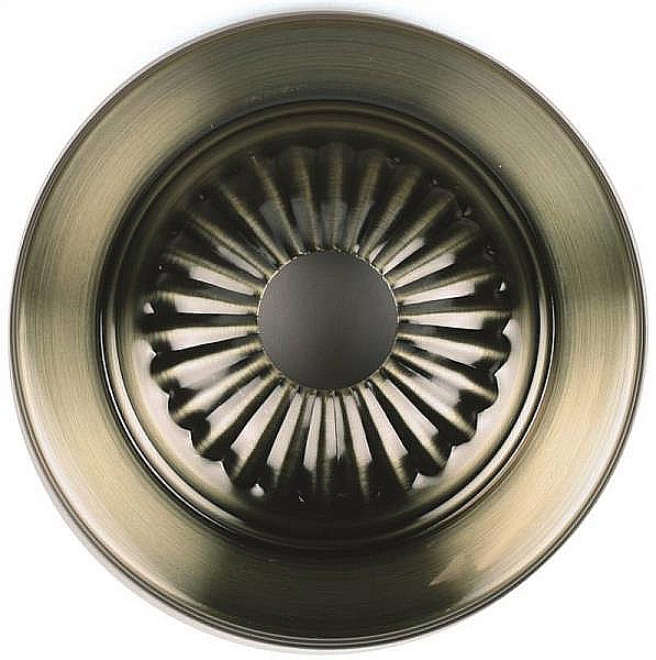 Antique Brass Lamp Ceiling Canopy Kit 1-1/16 In Center Hole, 1/4 Ip