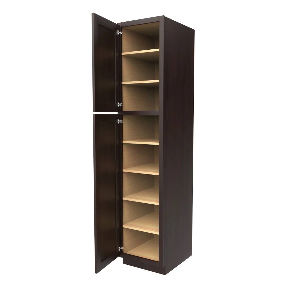 18-Inch X 84-Inch, Luxor, Espresso, Utility Cabinet 4 18-Inch X 84-Inch, Luxor, Espresso, Utility Cabinet