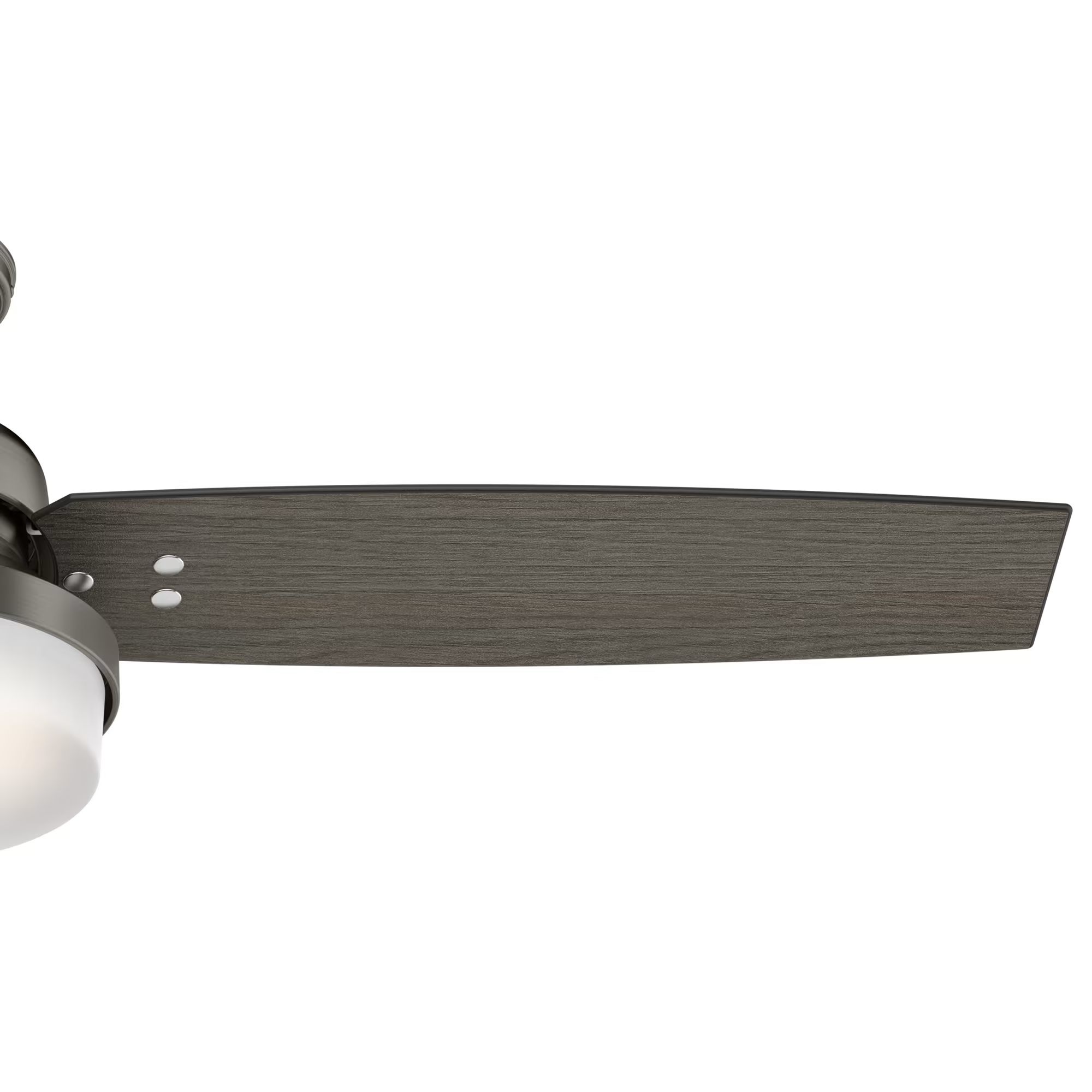 Sentinel 52-Inch Brushed Slate Indoor LED 3-Blade Ceiling Fan With Remote Control