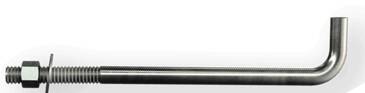 1/2-Inch X 8-Inch Foundation Bolt, Each