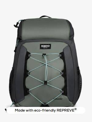 Igloo MaxCold Voyager® 30 Can Gray Backpack Cooler