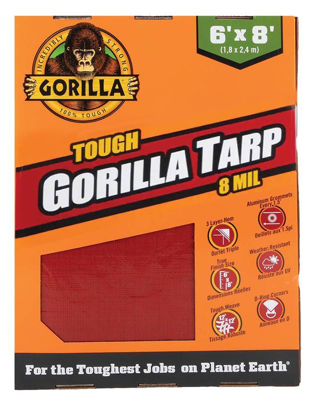 6 X 8-Foot Gorilla Medium Duty Tough Tarp
