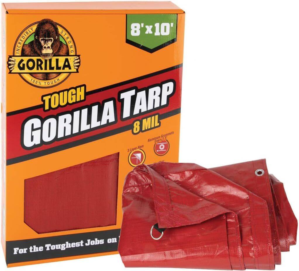 8 X 10-Foot Gorilla Medium Duty Tough Tarp 3 8 X 10-Foot Gorilla Medium Duty Tough Tarp