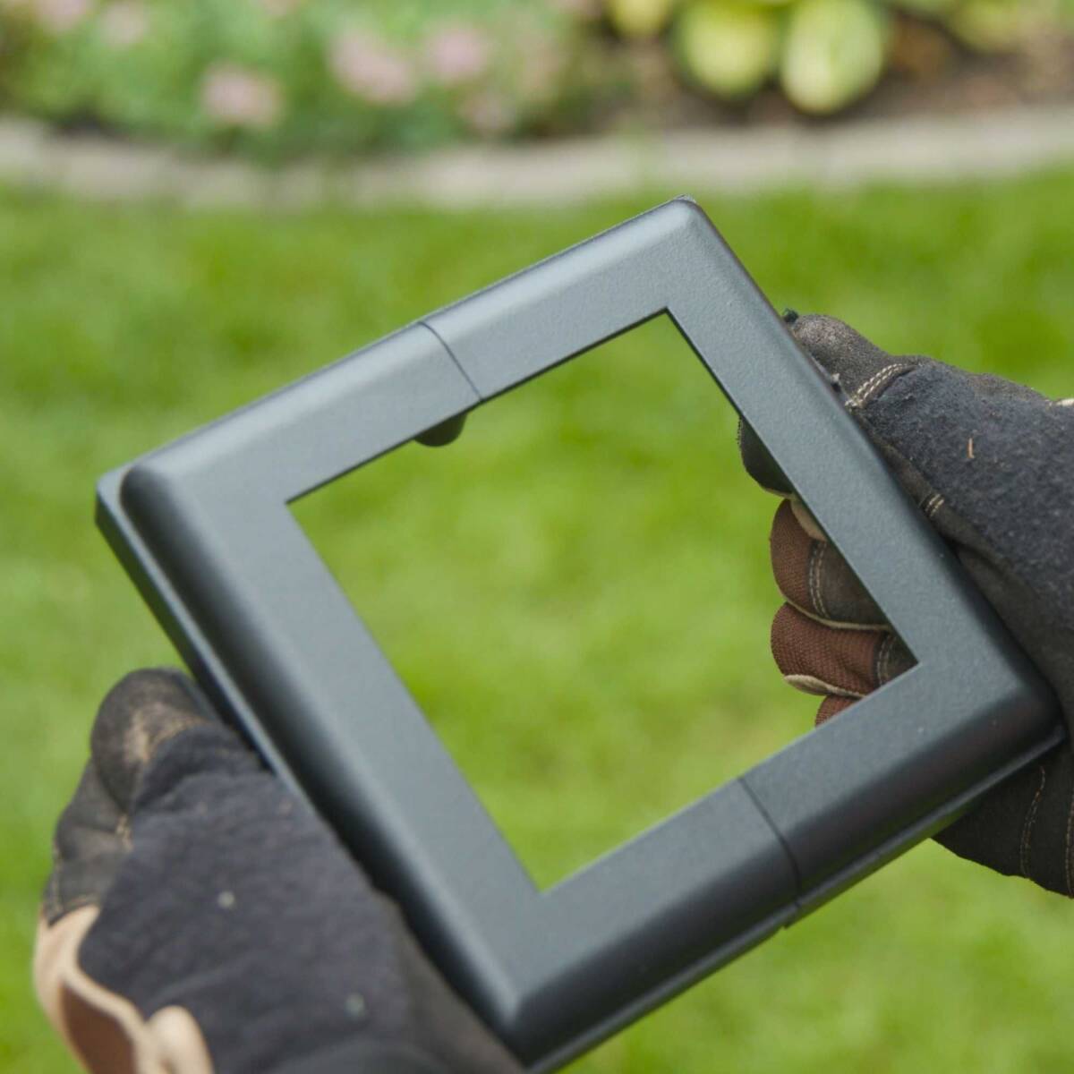 Black Aluminum 4x4-Inch Post Base Cover 2 Black Aluminum 4x4-Inch Post Base Cover