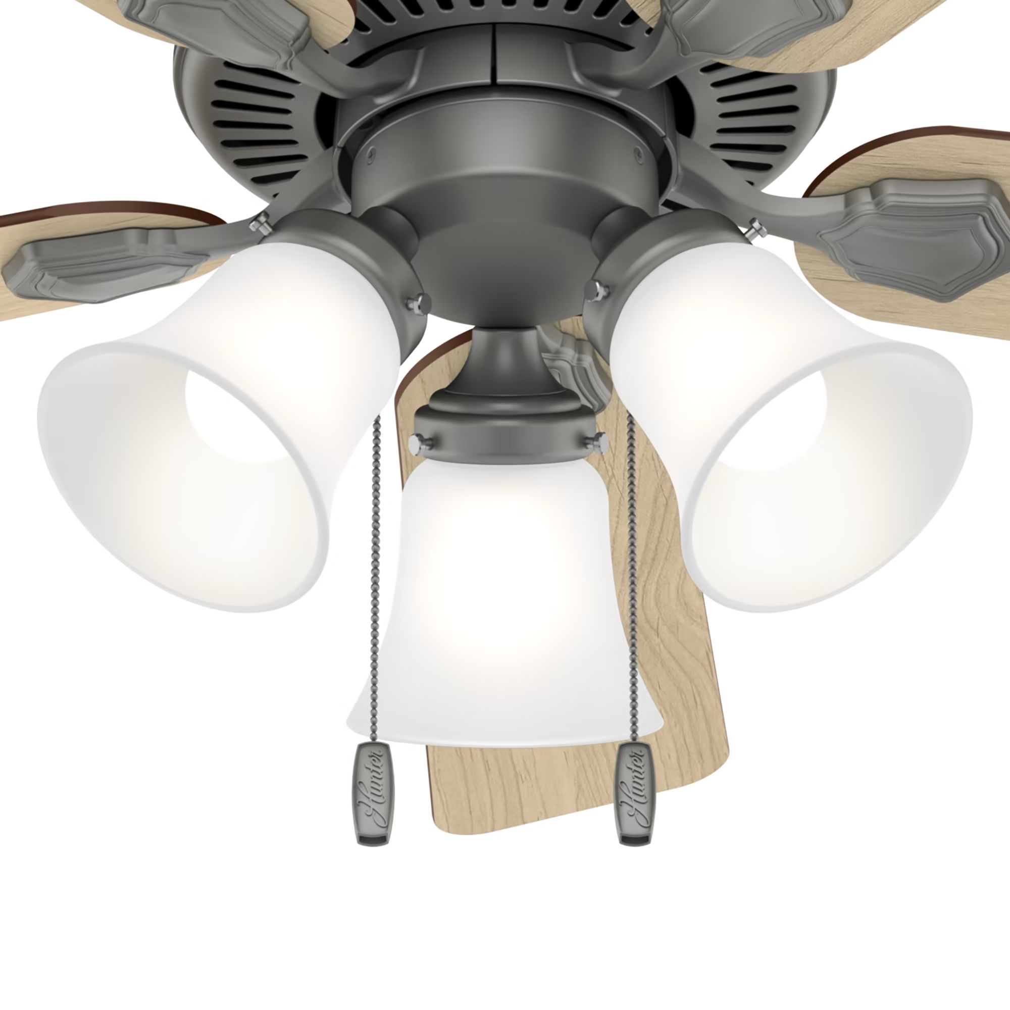 Swanson 44-Inch Matte Silver Indoor LED 5-Blade Ceiling Fan 3 Swanson 44-Inch Matte Silver Indoor LED 5-Blade Ceiling Fan