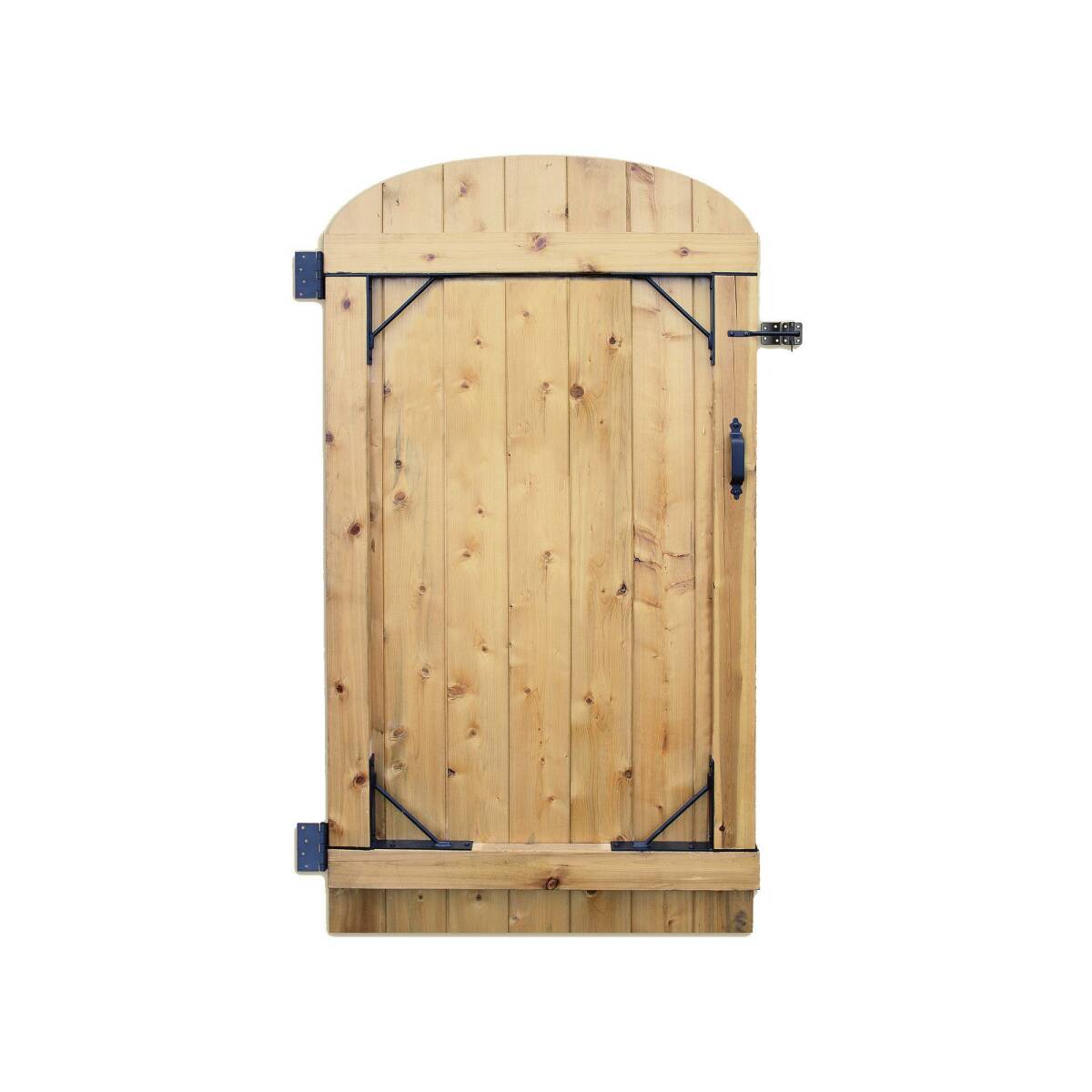 Black Galvanized Steel Heavy Duty Gate Corner Frame Brace And Hardware Kit