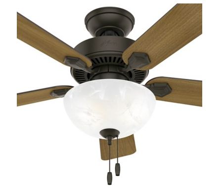 Swanson 44-Inch New Bronze Indoor LED 5-Blade Ceiling Fan