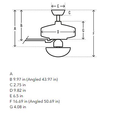 Swanson 44-Inch Fresh White Indoor LED 5-Blade Ceiling Fan 3 Swanson 44-Inch Fresh White Indoor LED 5-Blade Ceiling Fan