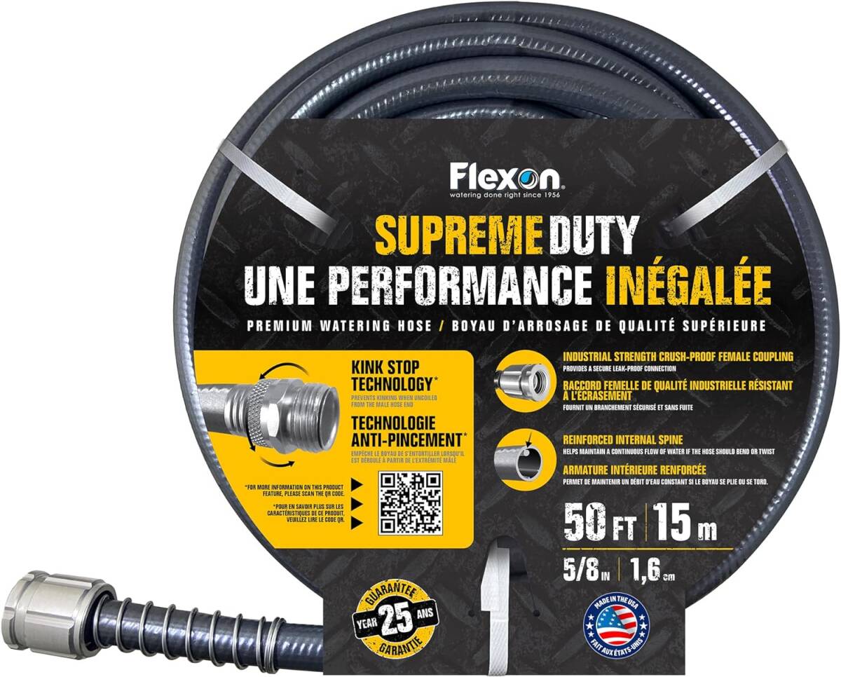 Supreme Duty Black Garden Hose, 50-Foot 3 Supreme Duty Black Garden Hose, 50-Foot