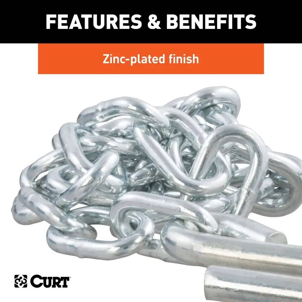 Class 3, 4-Inch Drop Powder-Coated Safety Chain 8 Class 3, 4-Inch Drop Powder-Coated Safety Chain