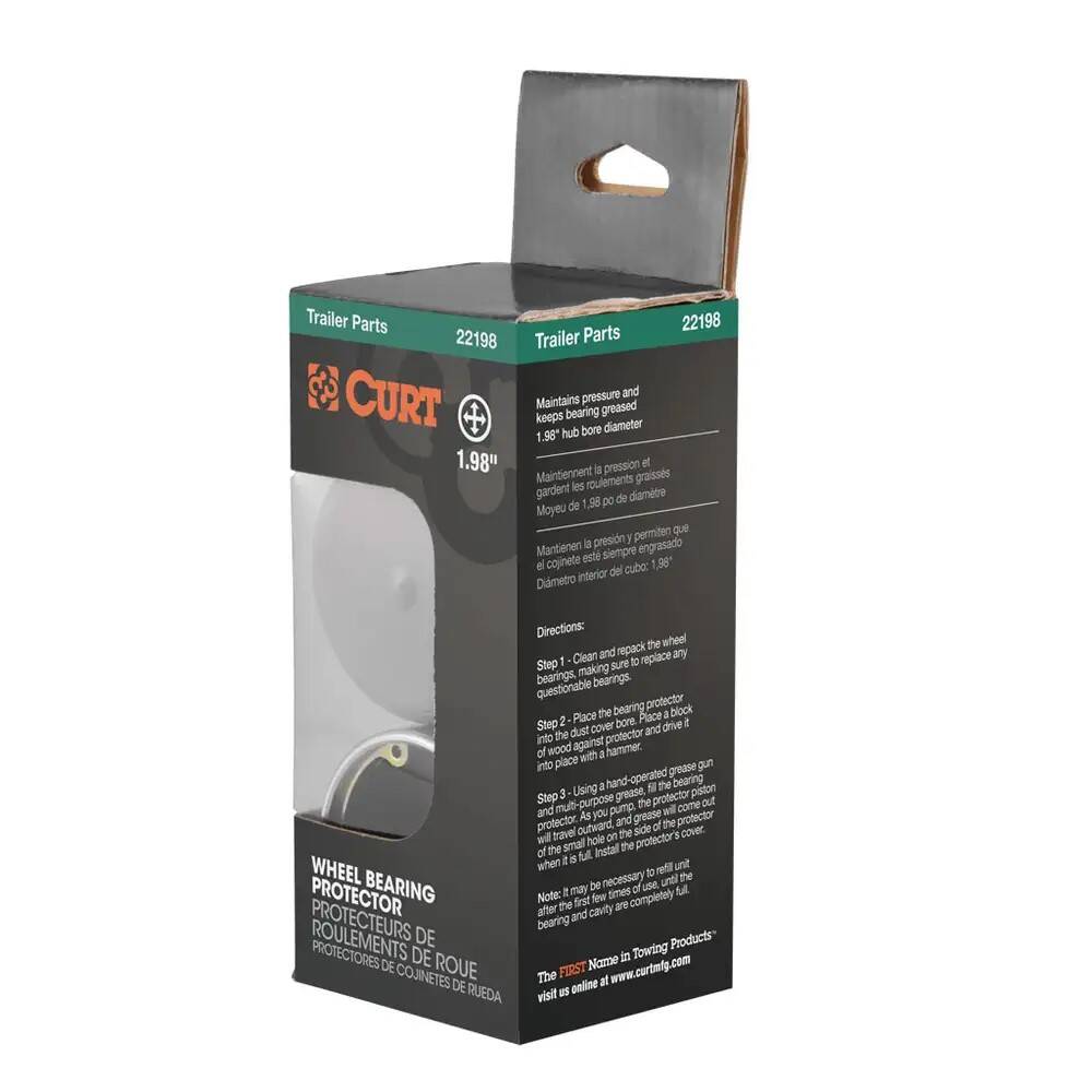 1.98-Inch Plastic Chrome Bearing Protector and Cover