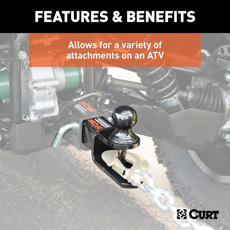 1-7/8-Inch ATV Ball Mount 3 1-7/8-Inch ATV Ball Mount