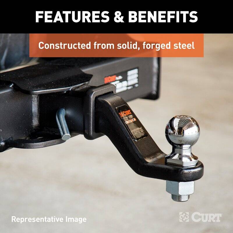 Steel Carbide Hitch Ball Mount 3 Steel Carbide Hitch Ball Mount