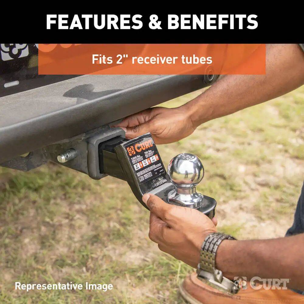 Towing Starter Kit With 2-Inch Ball 4-Inch Drop 3 Towing Starter Kit With 2-Inch Ball 4-Inch Drop