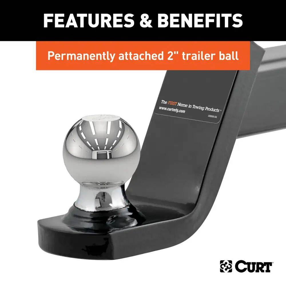 Towing Starter Kit With 2-Inch Ball 4-Inch Drop 4 Towing Starter Kit With 2-Inch Ball 4-Inch Drop