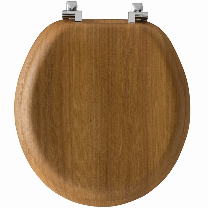 Round Wood Veneer Toilet Seat Natural Oak 4 Round Wood Veneer Toilet Seat Natural Oak