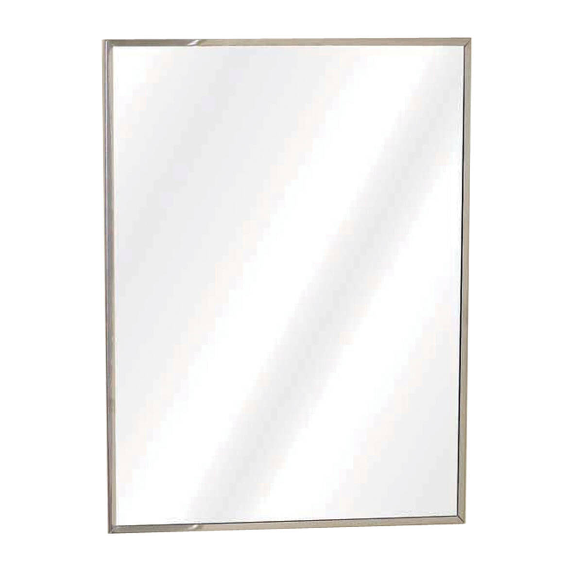 20-3/16 x 16-1/8 In Gray Polystyrene 2-Shelf Medicine Cabinet