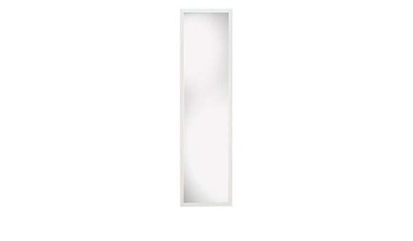13 x 49-Inch Rectangular White Door Mirror