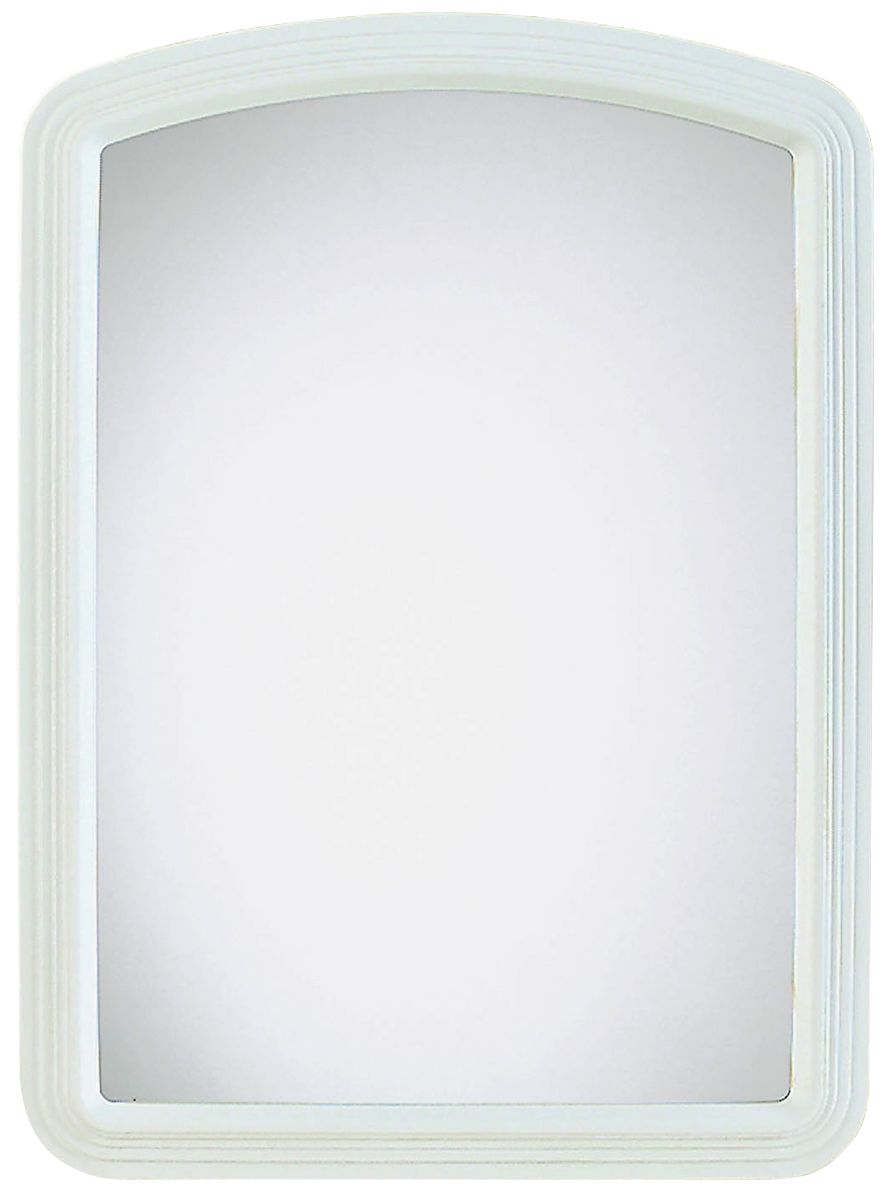 22 x 16-Inch Macau Rectangular White Arch Framed Mirror