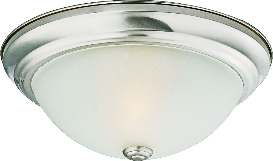 13-Inch Brushed Nickel Dimmable Ceiling Fixture 2-Pack