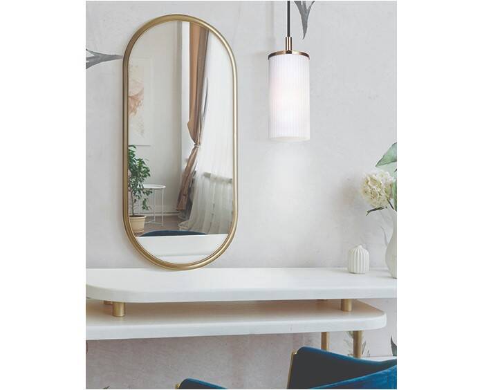 1 Light Kinslea Pendant In Gold With Opal