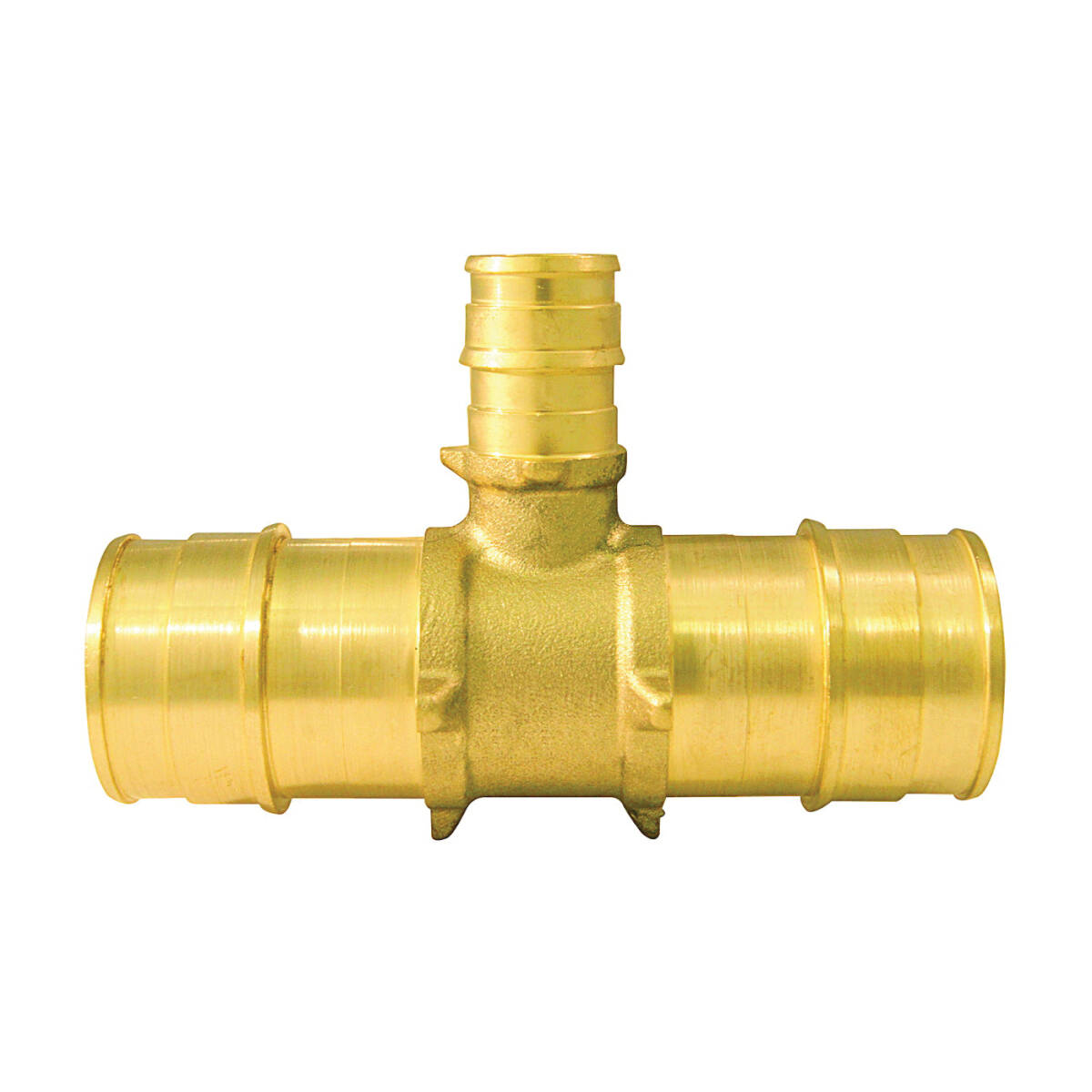 ExpansionPEX Pipe Tee, 1-Inch Barb Run Connection, 1/2-Inch Barb Branch Connection