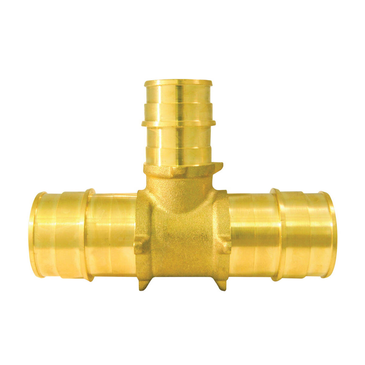 ExpansionPEX Pipe Tee, 1-Inch Barb Run Connection, 3/4-Inch Barb Branch Connection
