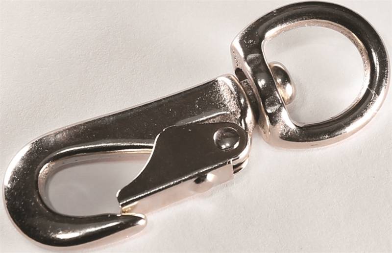 1 x 3-1/2-Inch Swivel Round Eye Cap Snap