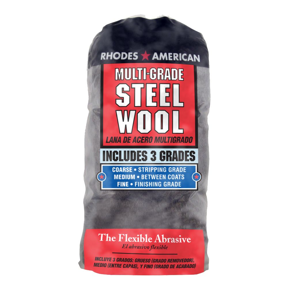Multi Grade Steel Wool Pad, 12-Pack