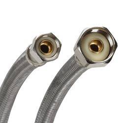 Fluidmaster B6f12 Water Supply Connector, 3/8 In Compression, 1000 PSI, Polymer/Stainless Steel