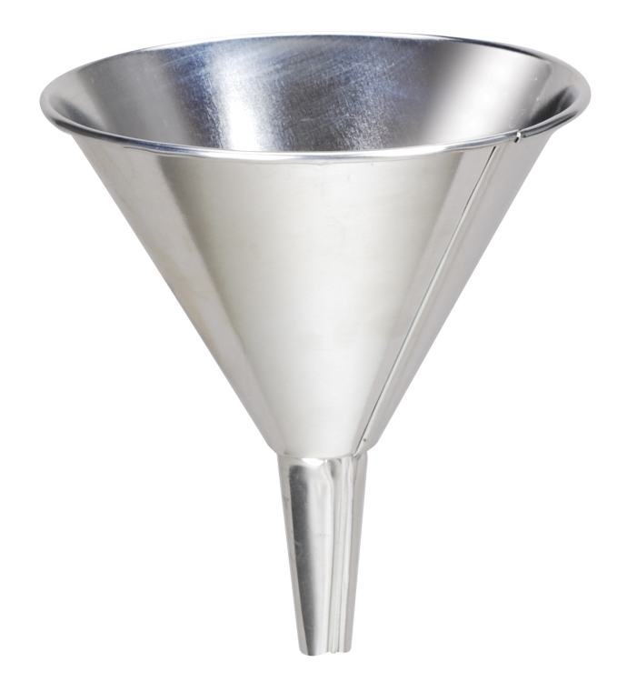 Tin Funnel 1-3/4 Qt