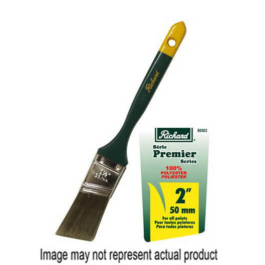1-1/2-Inch Angular Paint Brush With Fluted Handle 4 1-Inch Angular Paint Brush With Fluted Handle