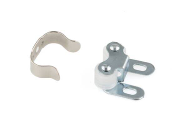 Zinc Double Roller Catch With Spring Strike