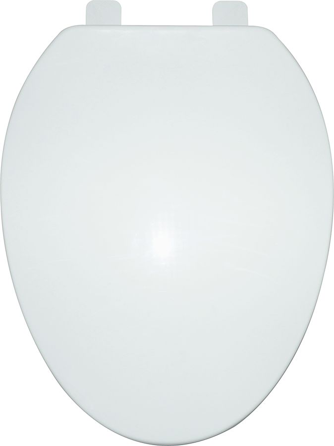 19-Inch Elongated White Slow Close Toilet Seat