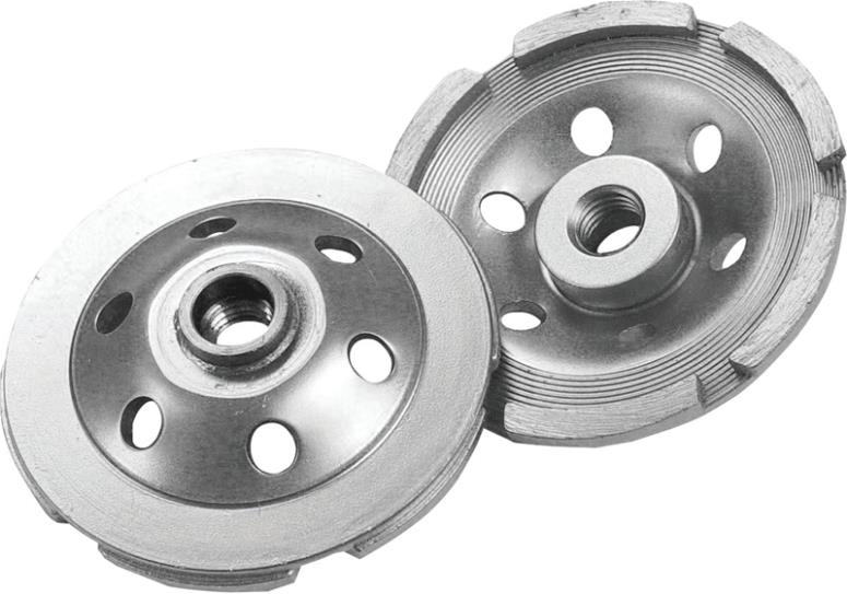 4-Inch Diameter Deluxe Cut Single Row Segmented Cup Grinding Wheel