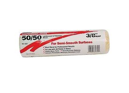 9-Inch x 3/8-Inch Thick Nap Lambs Wool And Polyester Blend Roller Cover