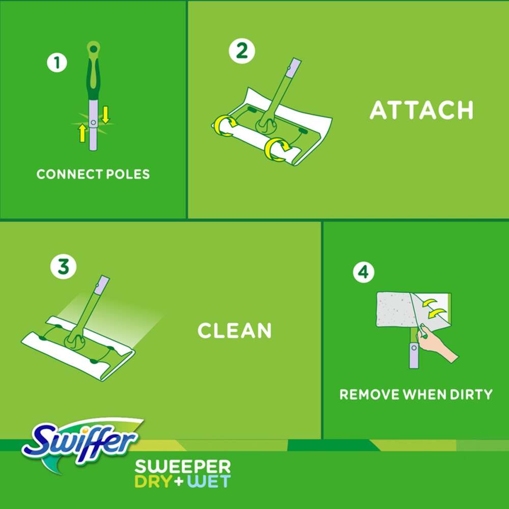 Swiffer Sweeper Floor Mop Starter Kit