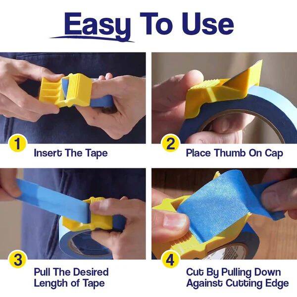 Tape Cap Compact Tape Dispenser 3-Pack 6 Tape Cap Compact Tape Dispenser 3-Pack