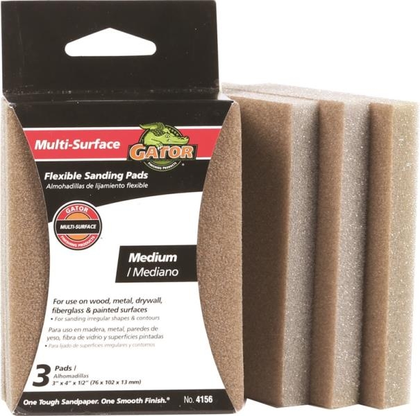 Gator Medium Flexible Sanding Pad 3-Pack