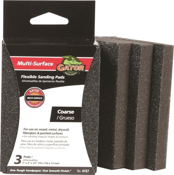 Gator Coarse Flexible Sanding Pad 3-Pack