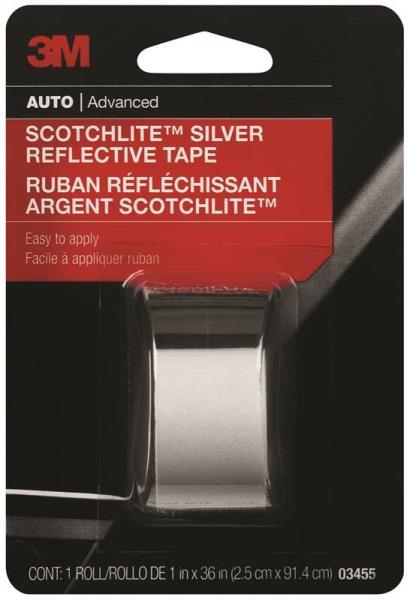 Scotchlite 1 x 36-Inch Silver Auto Reflective Tape