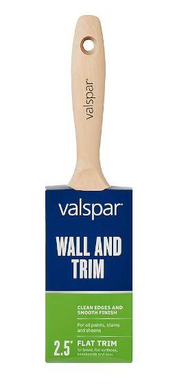 2-1/2-Inch, Wall And Trim, Flat Paint Brush 5 2-1/2-Inch, Wall And Trim, Flat Paint Brush
