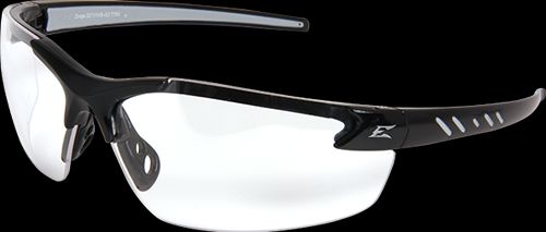Zorge G2 Black Frame /Clear Lens Safety Glasses With Vapor Shield