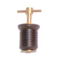 1 In Brass Handle Drain Plug