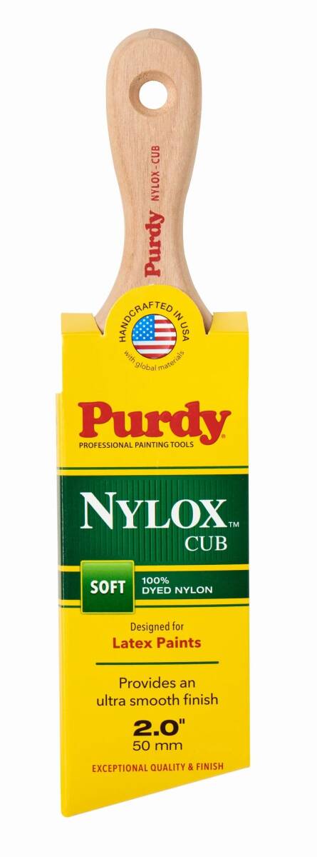 2-Inch Nylox Cub Angle Soft Paint Brush 3 2-Inch Nylox Cub Angle Soft Paint Brush